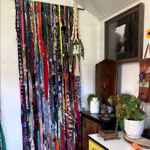 Colorful Fabric Curtains! Message me to create your very own! ART❤️